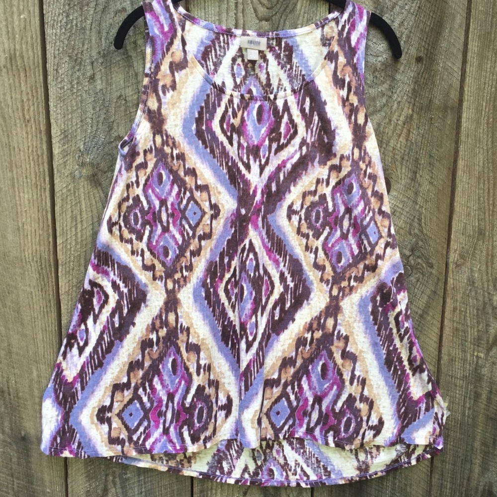 Flowing J. Jill Linen Tank S talk